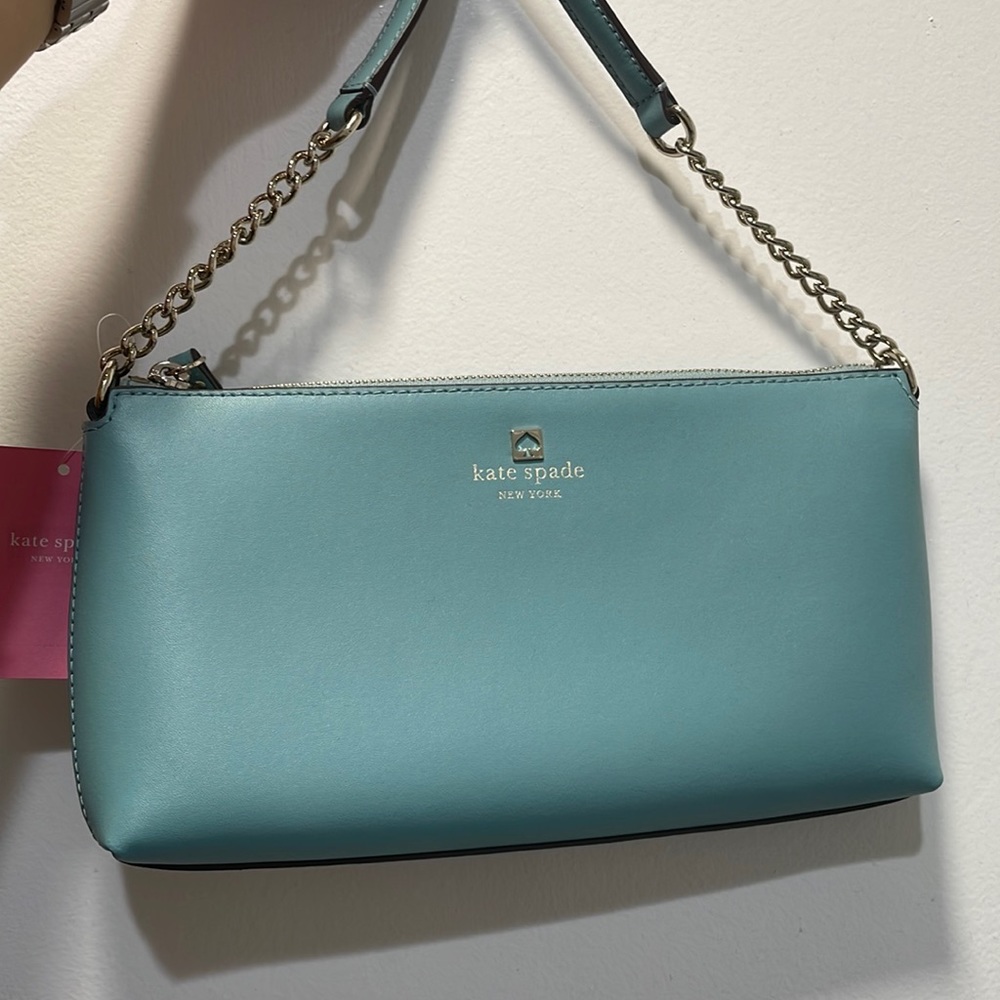 Kate Spade Blue Crossbody Leather Bag